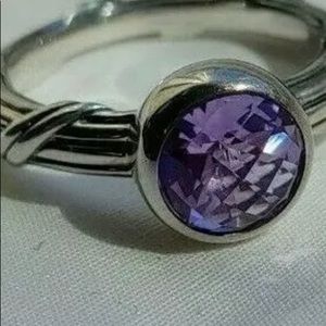 Peter Thomas Roth ribbon and reed amethyst ring